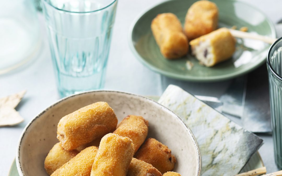 CROQUETAS DE JAMÓN CON BECHAMEL